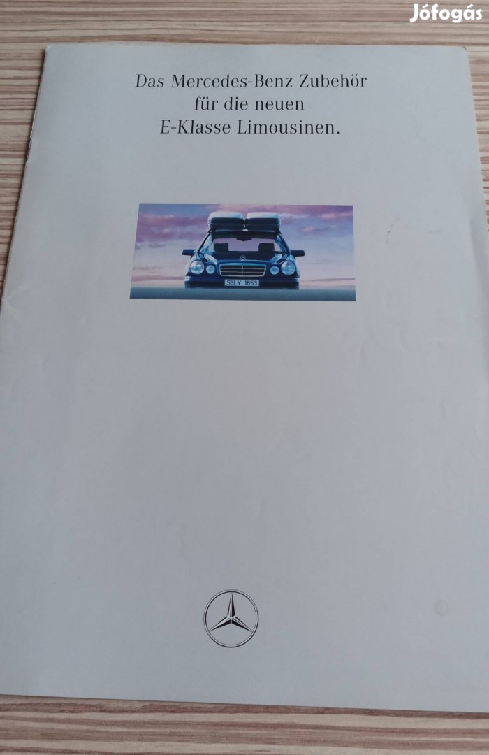 Mercedes w210 extrák (1995) prospektus, katalógus!
