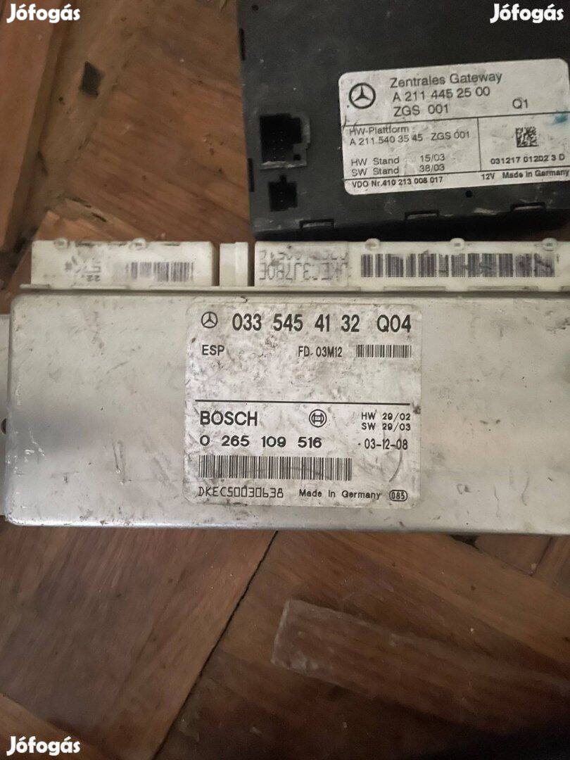 Mercedes w211 E220 ESP vezérlő 033 545 41 32 Q04 posta megoldható