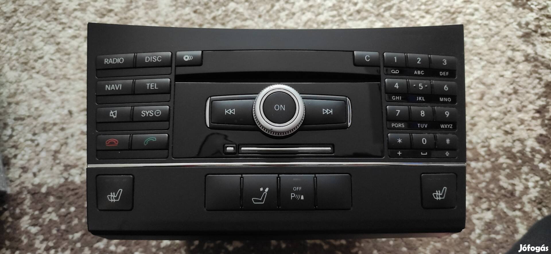 Mercedes w212 gyári navigáció rádió dvd cd MP3 