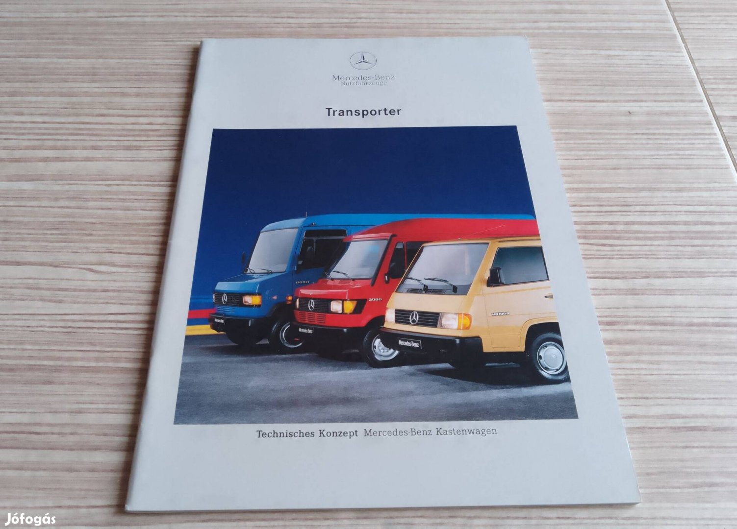 Mercedes zárt Transporter (1993) prospektus, katalógus.