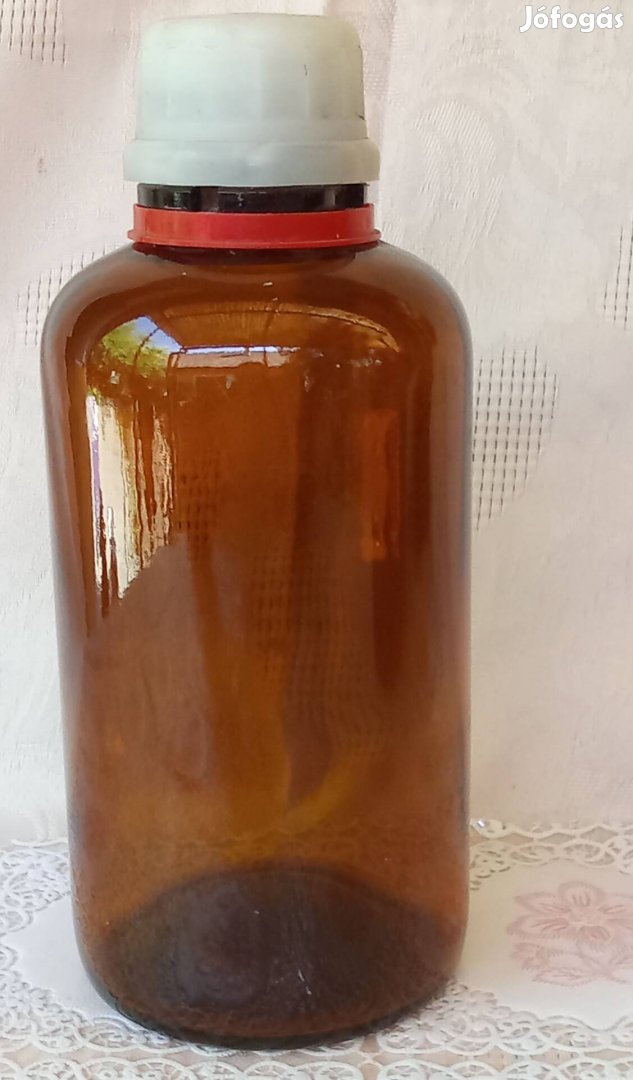 Merck borostyán színű patikai üveg folyadéküveg 1000 ml