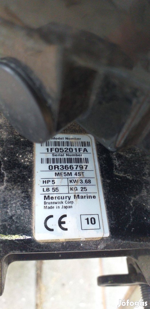 Mercury F5 M csónakmotor eladó!