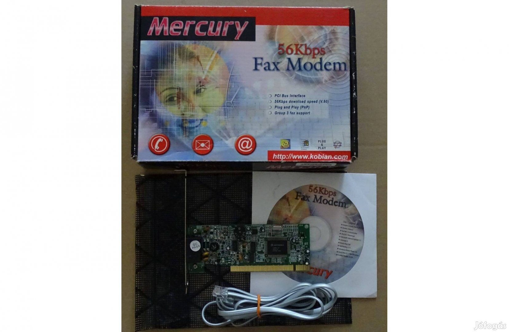 Mercury Fax Modem dobozában
