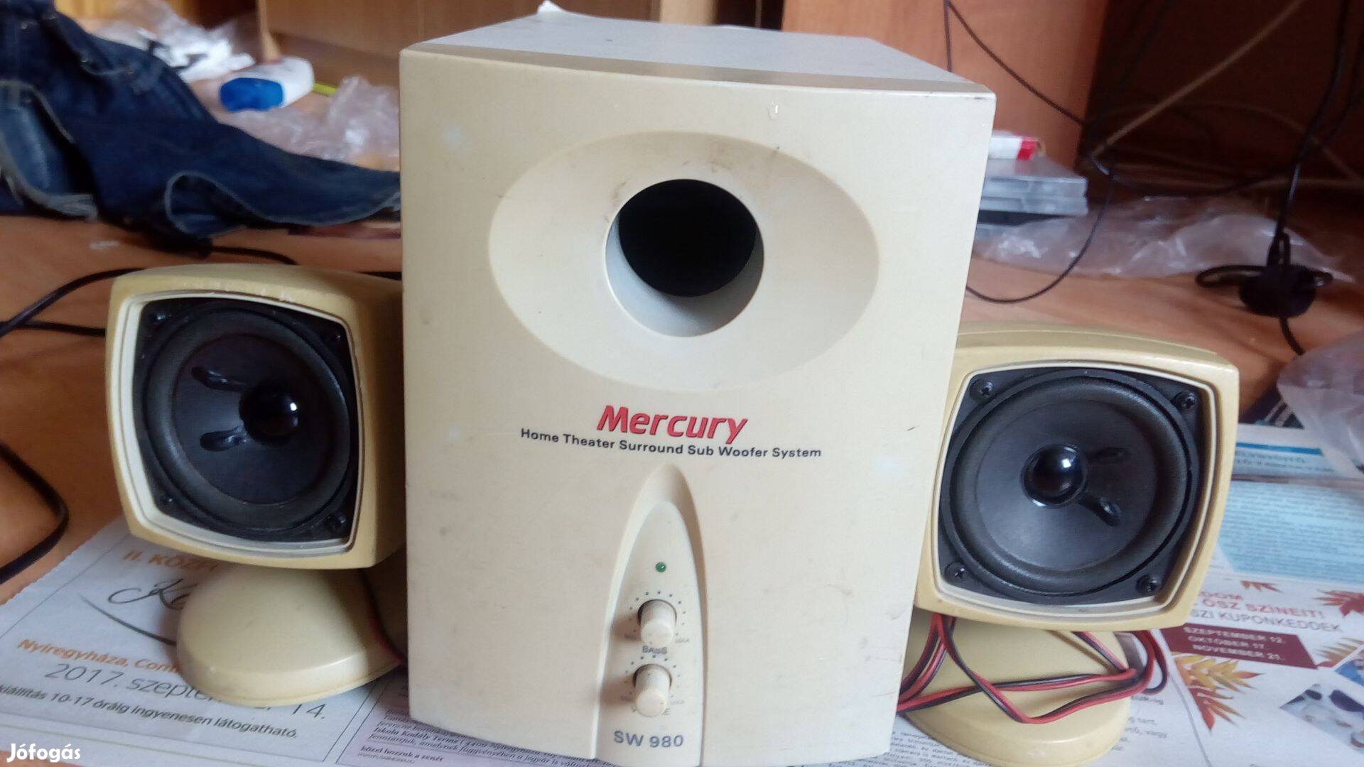 Mercury SW 980 2.1 eladó Nyíregyházán, mélynyomója nem