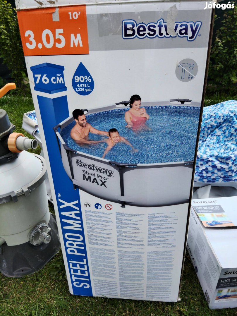 Merevfalú medence jó állapotban eladó!