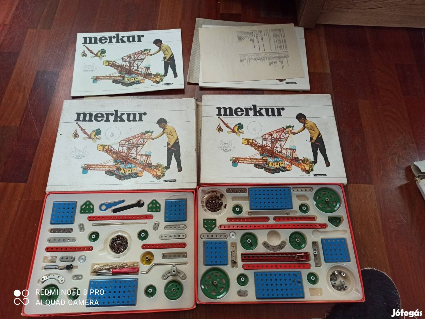 Merkur 3,4 fém építő játék 