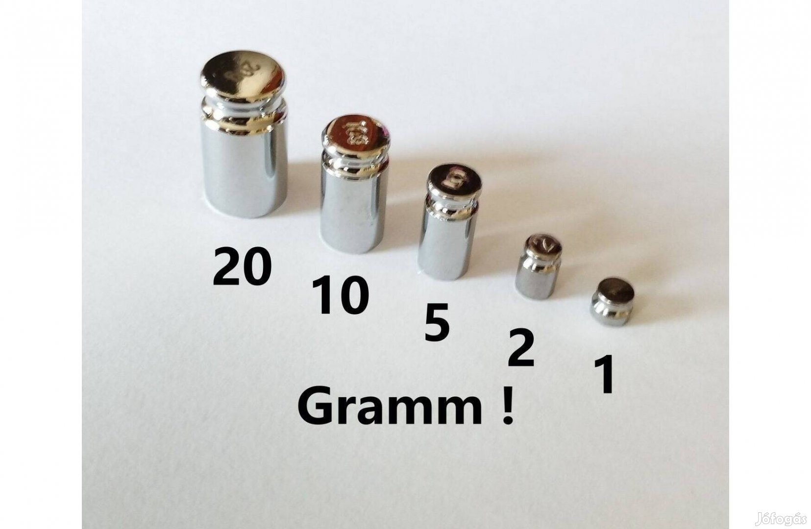 Mérleg beállítására használt etalon 1-20 g 3000 Ft