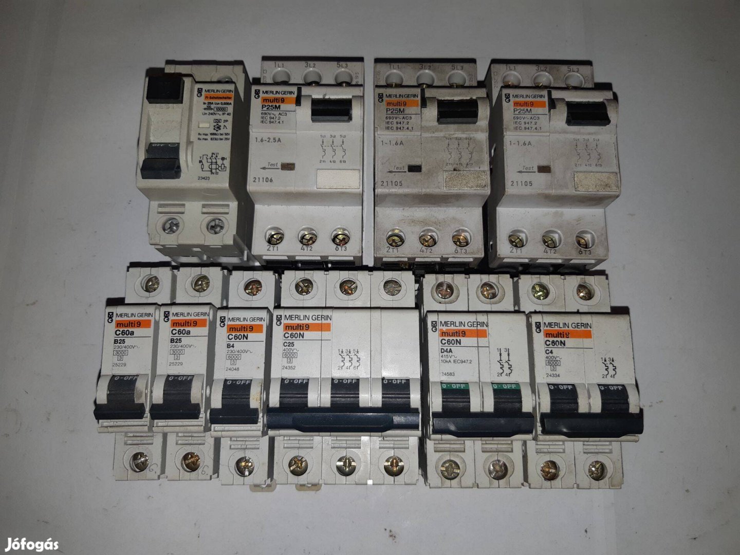 Merlin Gerin kismegszakító és motorvédő csomag /161