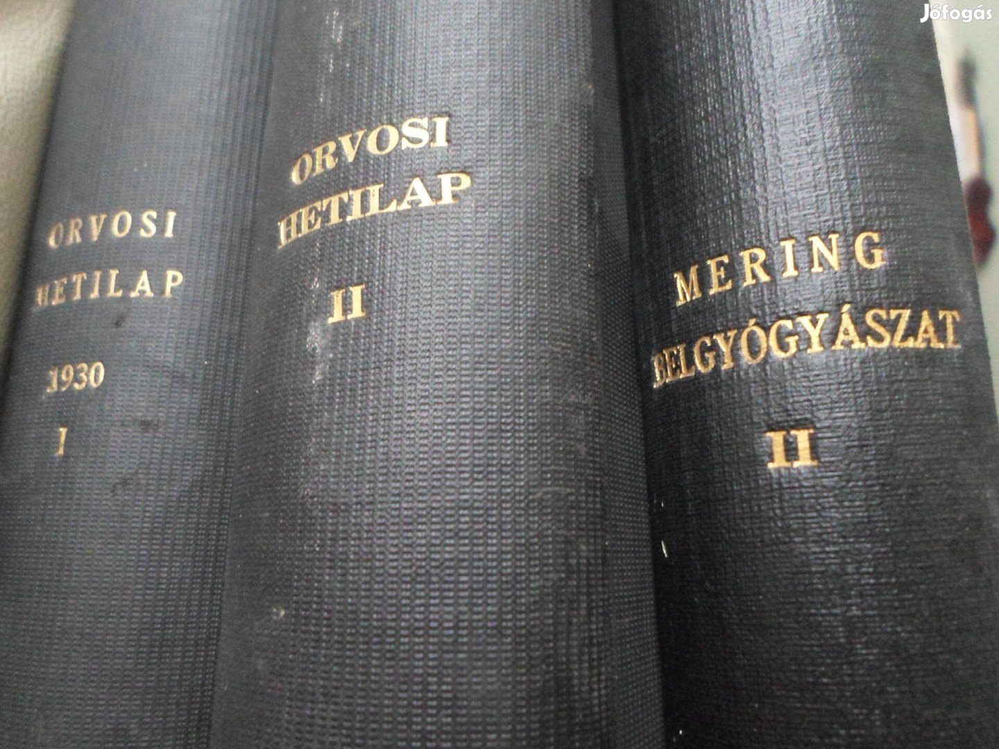 Merling: Dr. R.S. Három kötet, Orvosi hetilap-Belgyógy.,1913, 1929