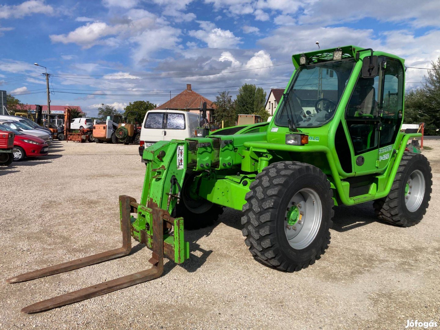 Merlo P38.10 teleszkópos rakodó villával, légfékkel eladó Bruttó ÁR