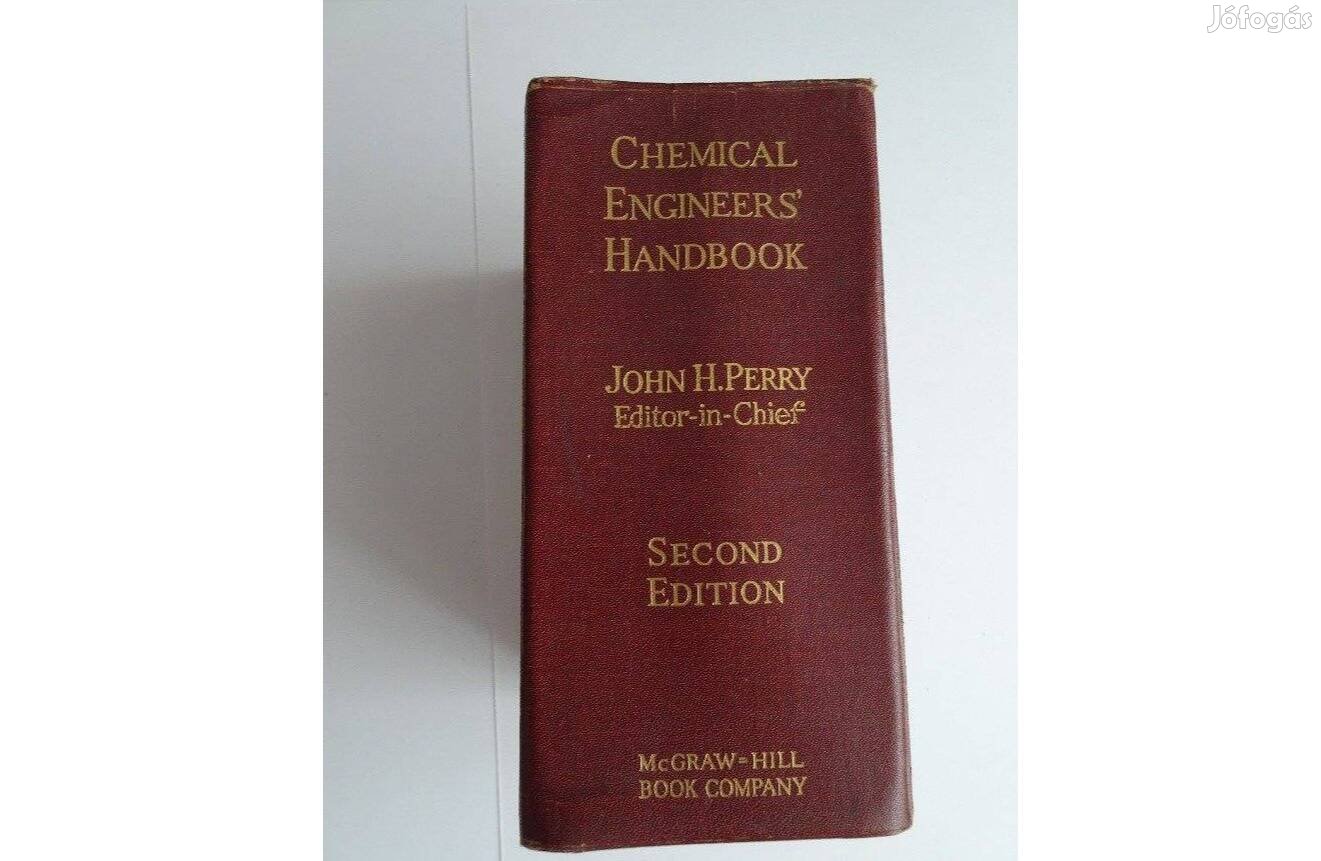 Mérnöki kézikönyv Chemical Engineers Handbook 1941