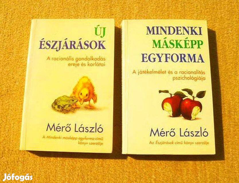 Mérő László - Új észjárások - Mindenki másképp egyforma - Új könyvek