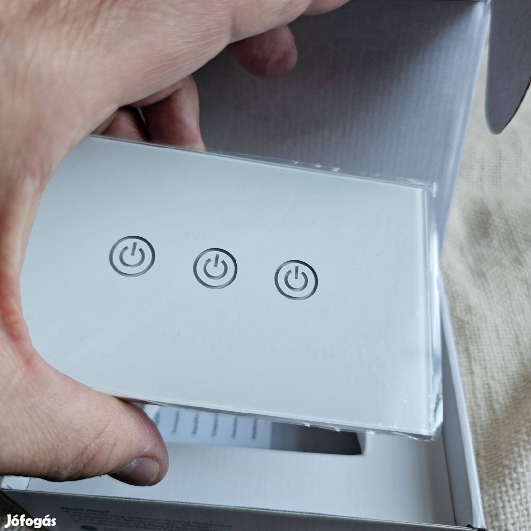 Meross Smart WiFi 3 kapcsolos új dobozos adatok a képen