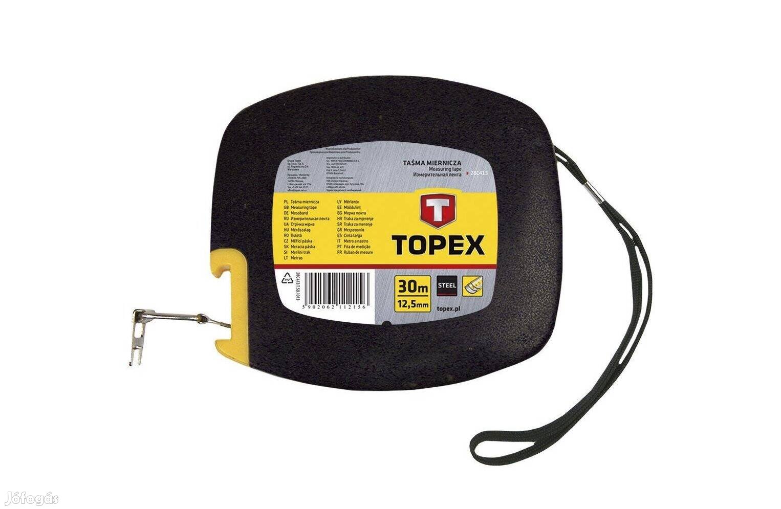 Mérőszalag Topex 30m 12.5mm 28C413