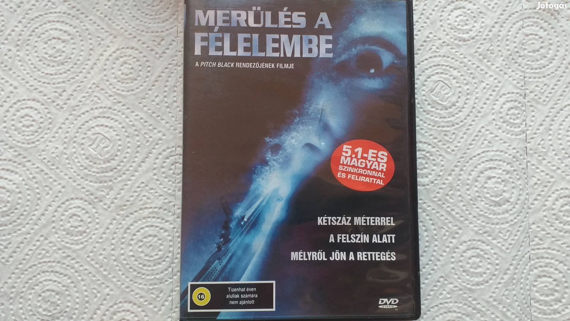 Merülés a félelembe thriller DVD film