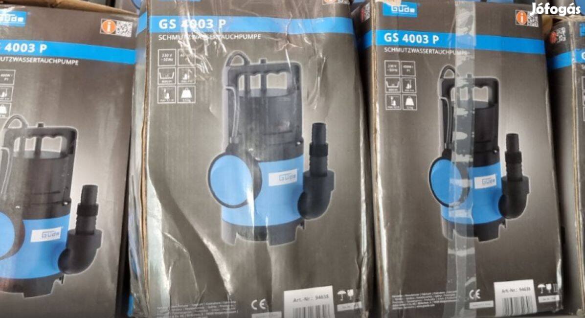 Merülő szivattyú, 400W-os búvár szennyvízszivattyú erős műanyagházban
