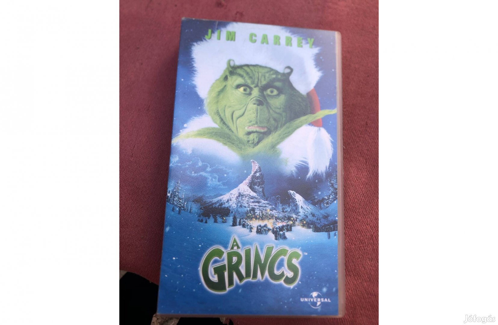 Mese videókazettaA Grincs Vhs rajzfilm 1000 Ft