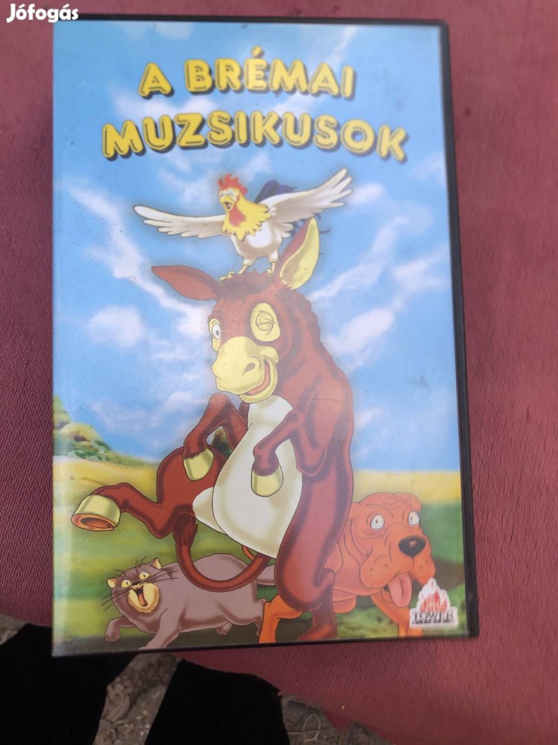 Mese videókazetta , Retró rajzfilm Vhs 500 Ft