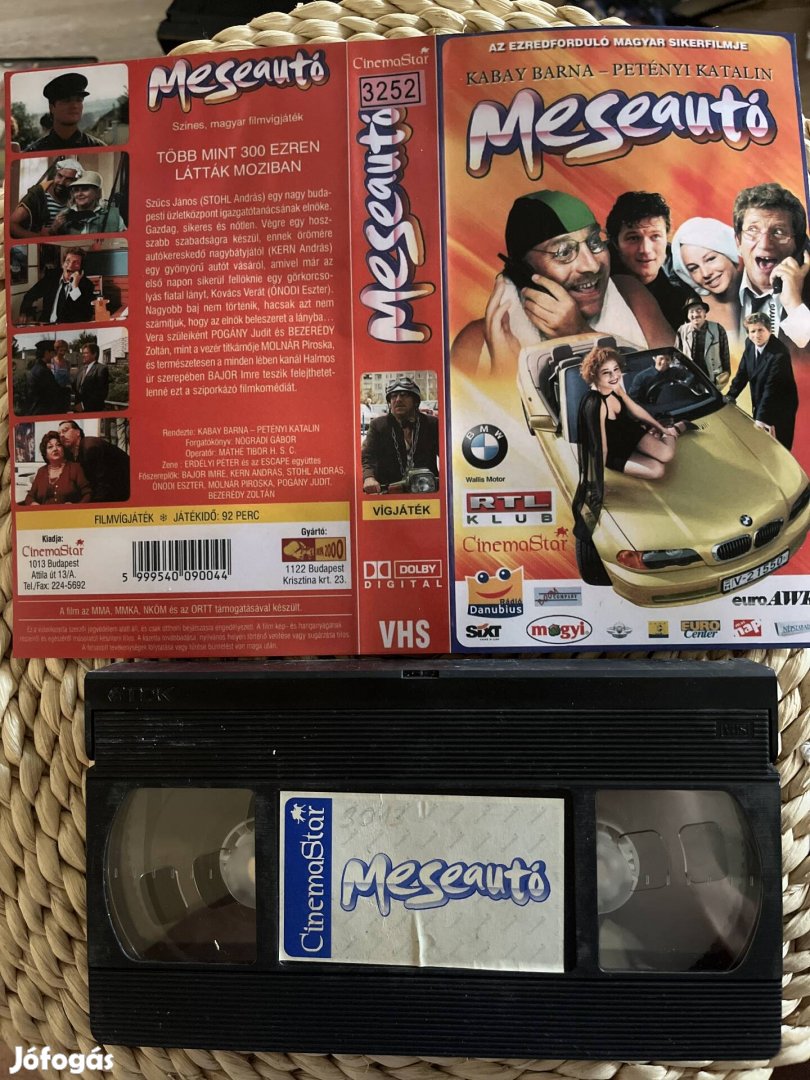 Meseautó vhs