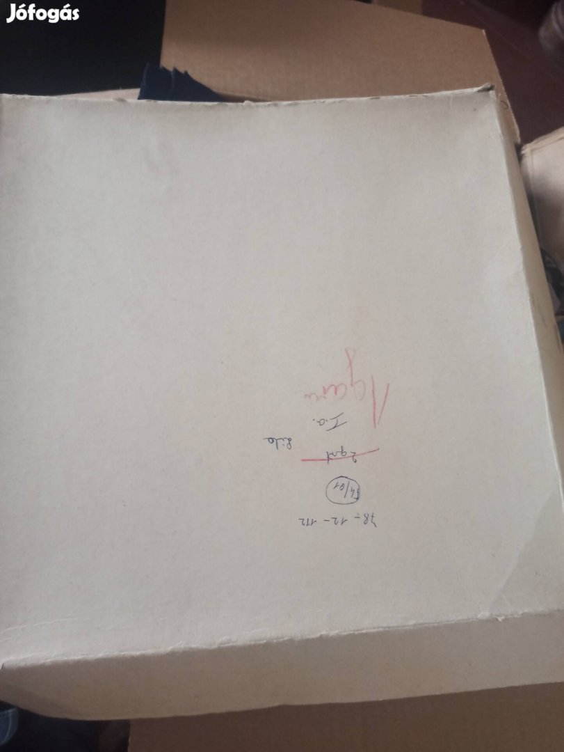 Meseszép hímzett HTSZ pamut ágyneműhuzat eredeti dobozában 
