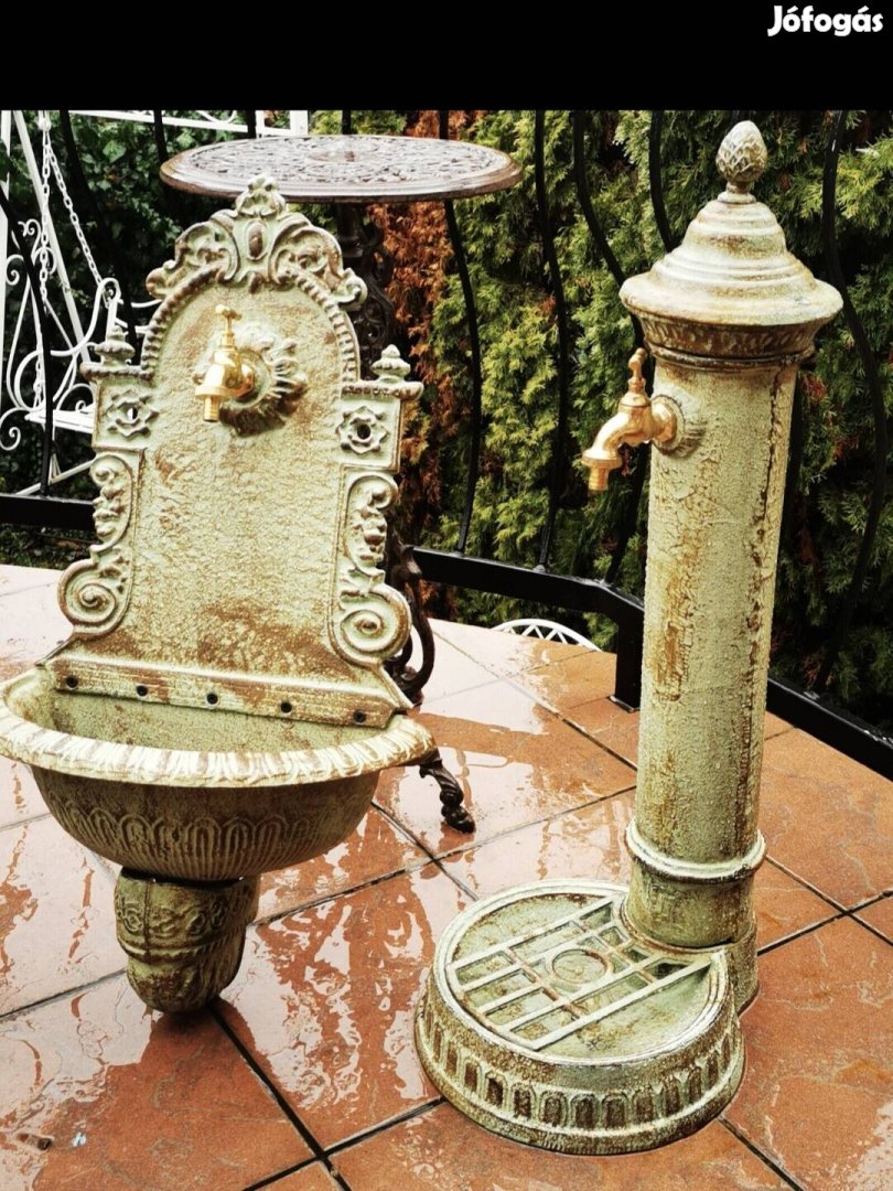 Meseszép öntöttvas kútak