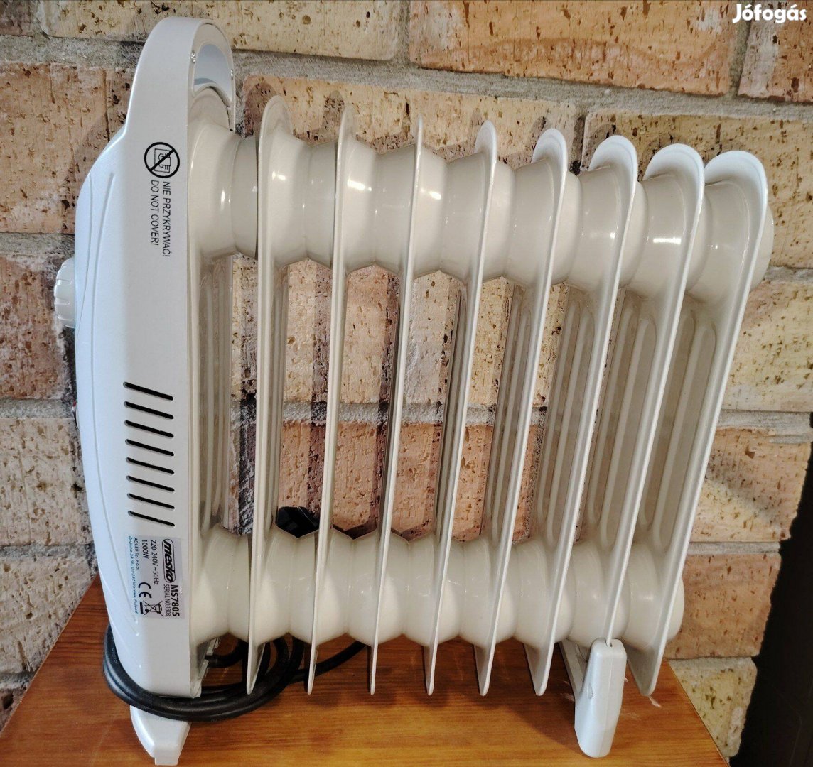 Mesko MS7805 9 tagú olajradiátor 1000 w újszerű állapotban