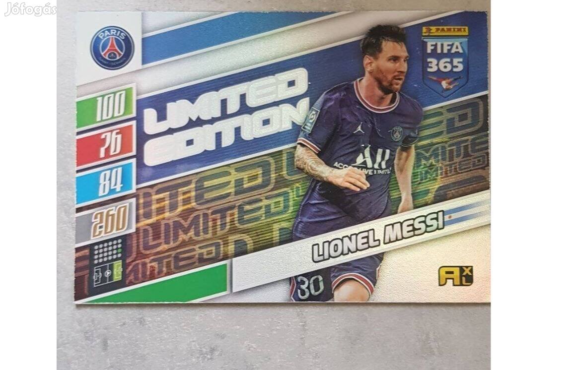 Messi 2022 nagykártya