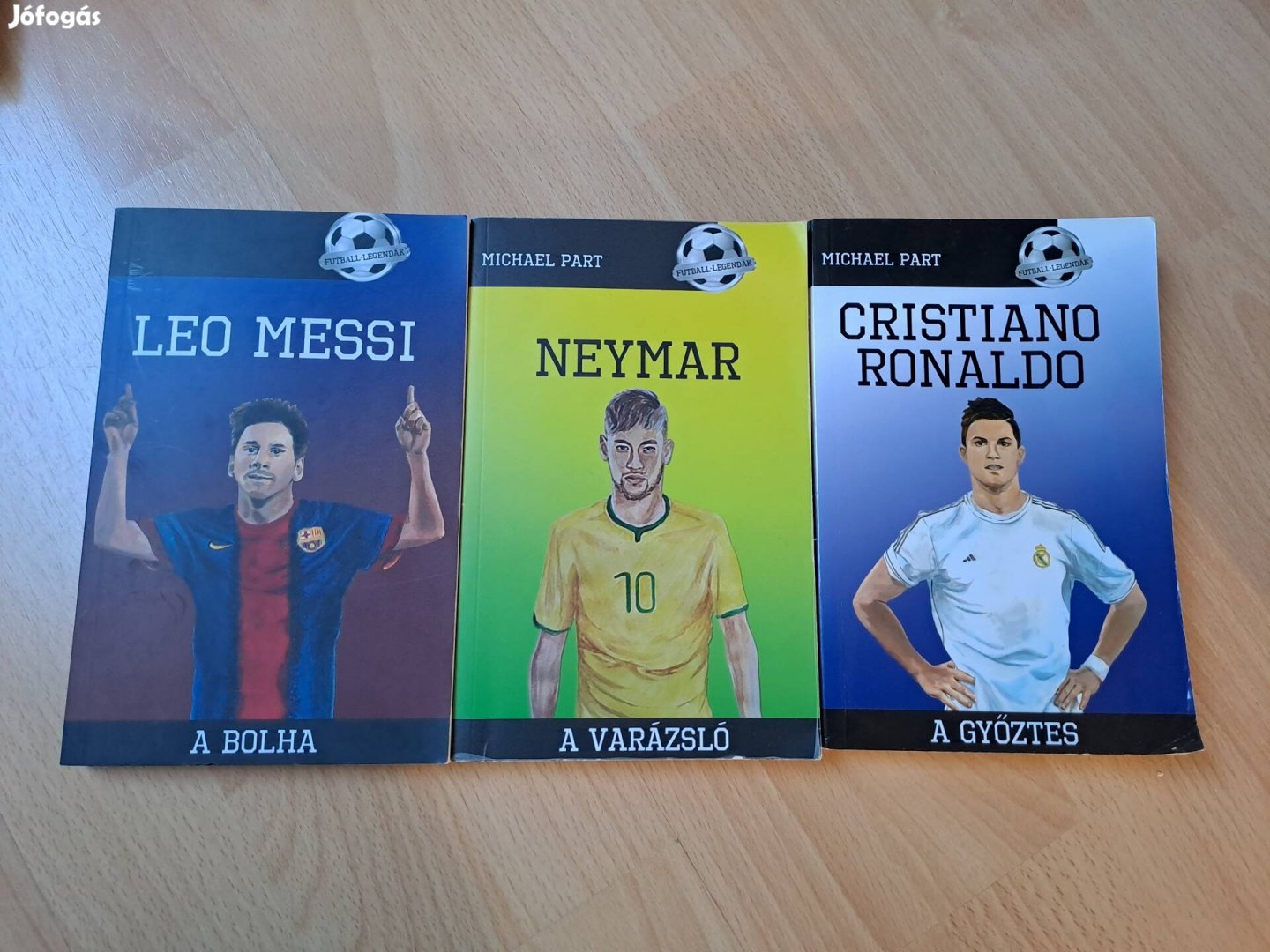 Messi-Neymar-Ronaldo könyv 