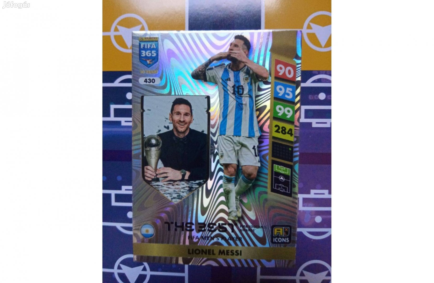 Messi (Argentína) Panini Fifa 365 2025 Icon Legend focis kártya
