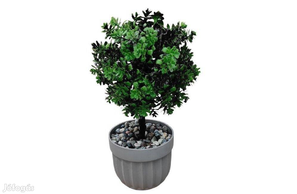 Mesterséges Bonsai fa 24 cm, élethű dekoráció otthonra vagy irodába