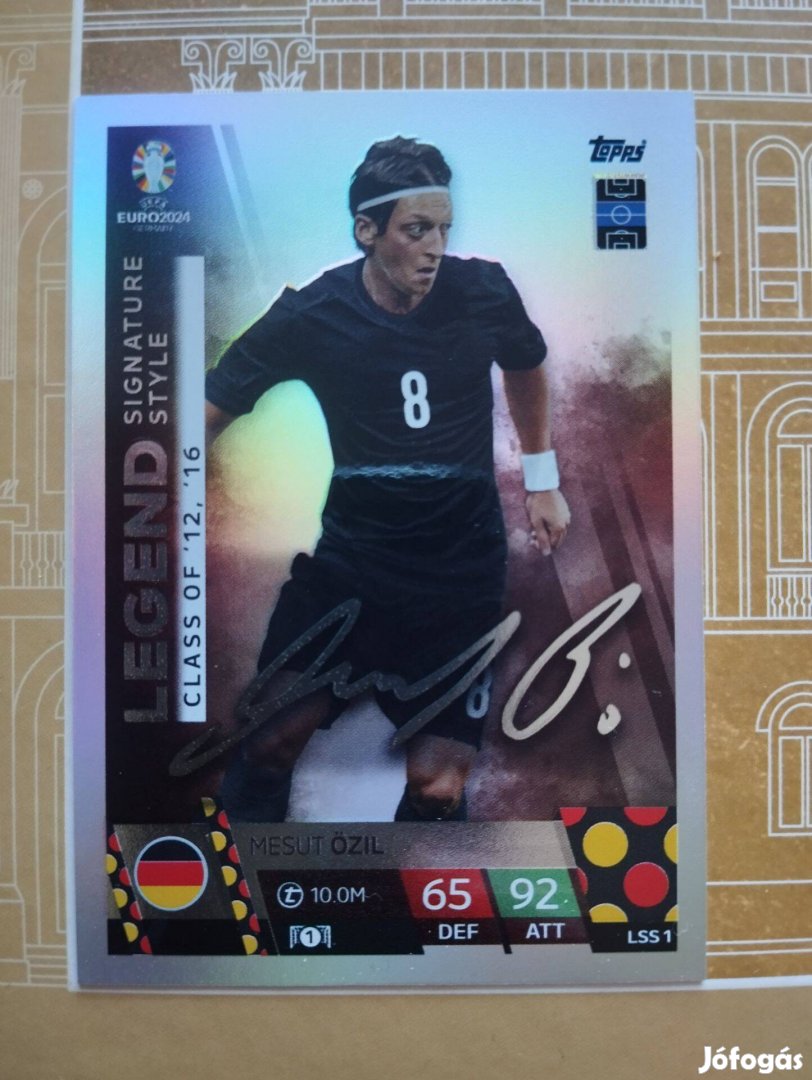 Mesut Özil (Németország) Legend Signature Style Euro 2024 kártya