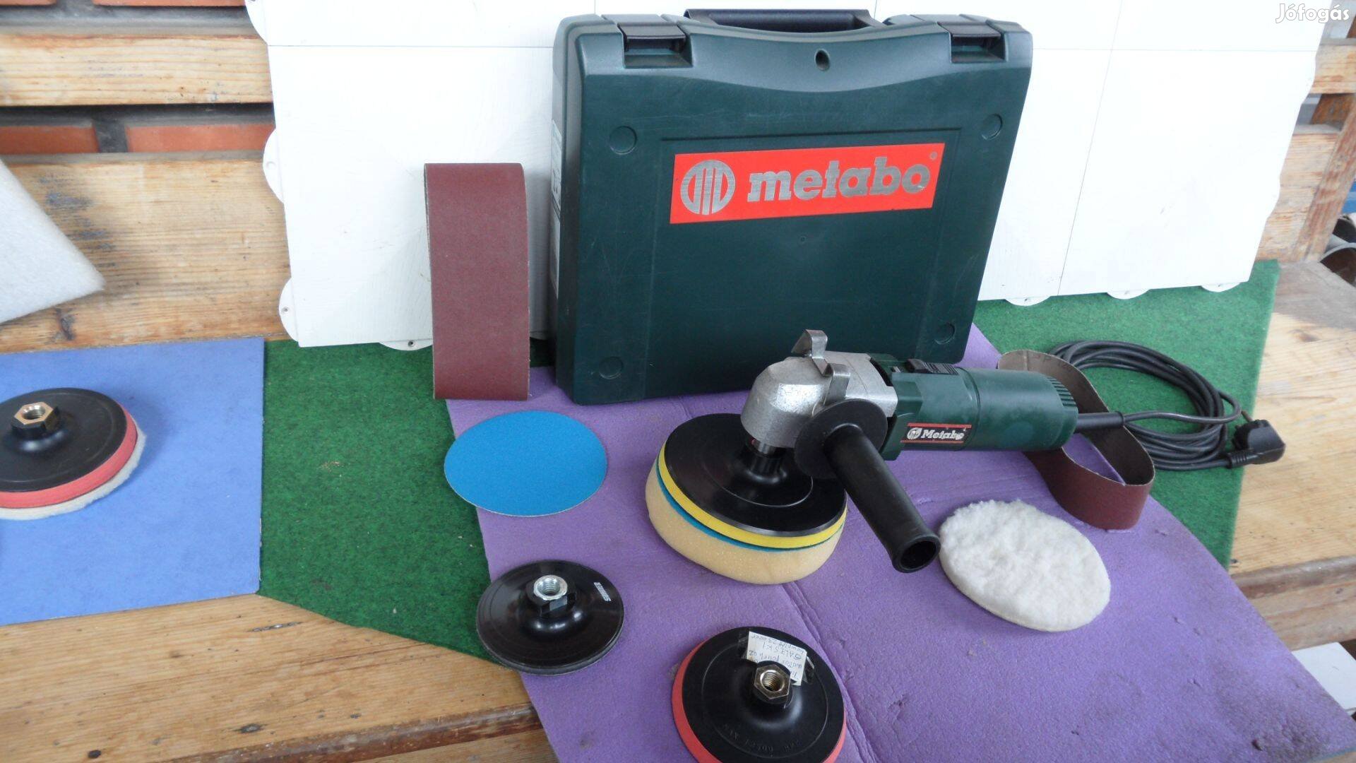 Metabo 150 mm polírozó sarok csiszoló fordulatszabályzós flex