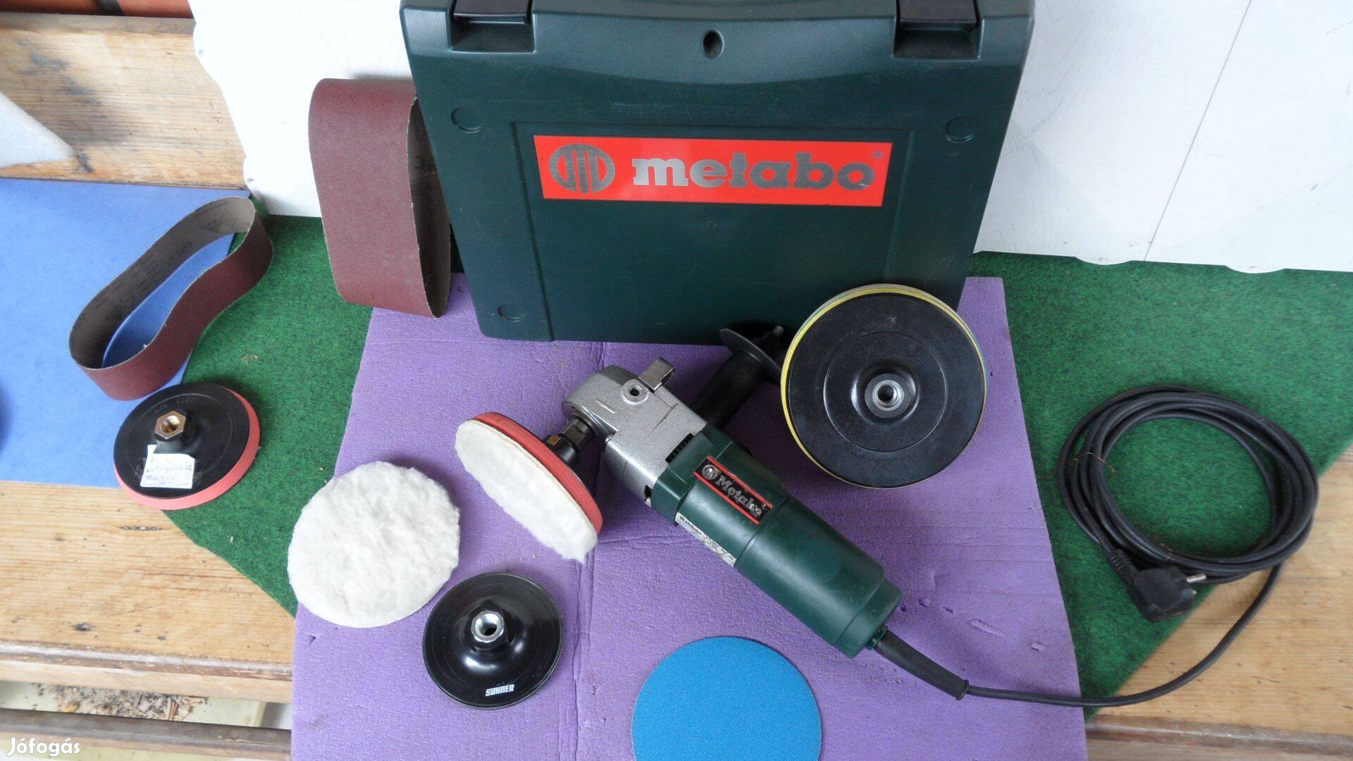 Metabo 150 mm polírozó sarokcsiszoló fordulatszab. flex Bosch papír