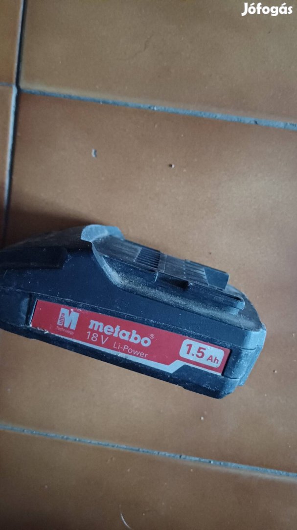Metabo 18V akkumulátor 