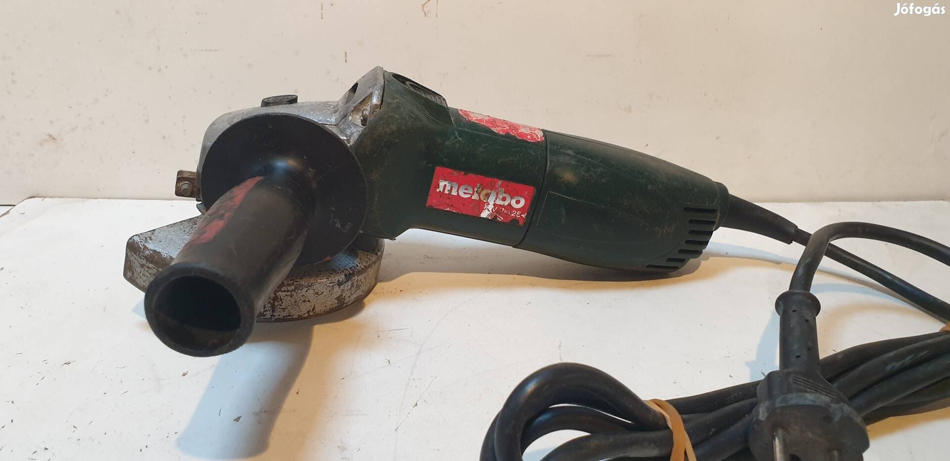 Metabo 750W-os kis flex sarokcsiszoló Makita anyával 