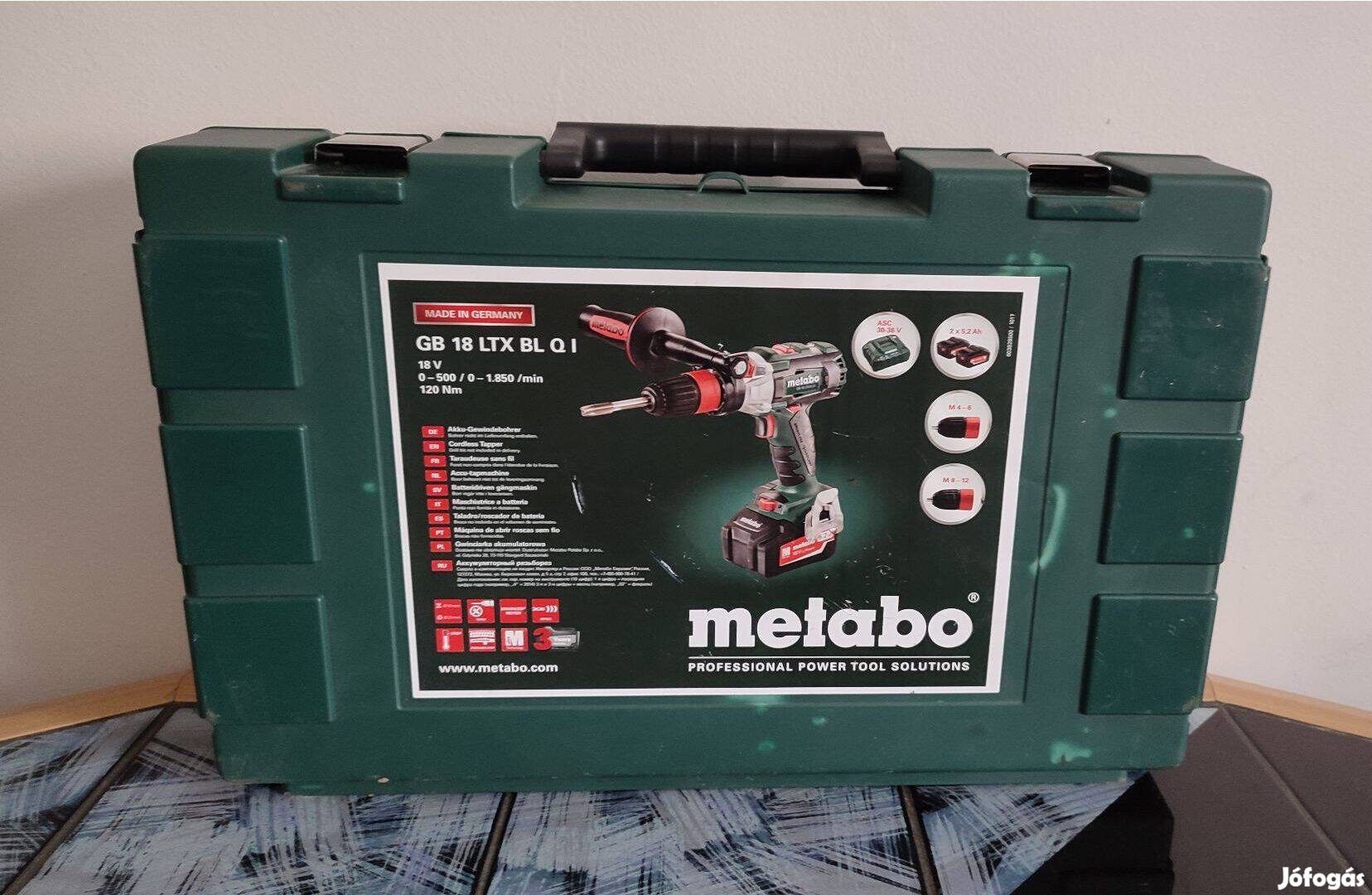 Metabo GB 18 Ltx BL Q I fúrógéphez koffer