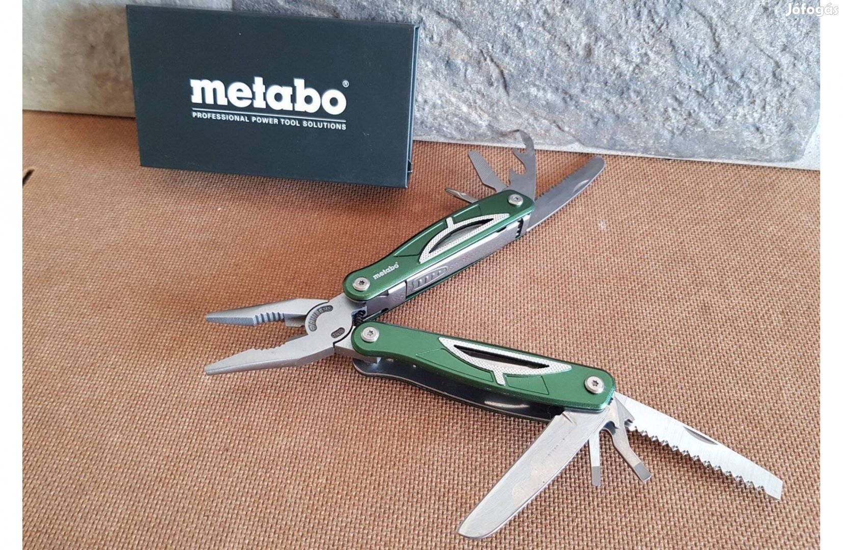 Metabo Kézi Multifunkciós szerszámkészlet fogó kés fűrész díszdobozban