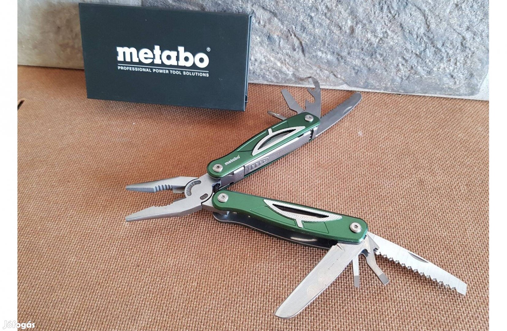 Metabo Kézi Multifunkciós szerszámkészlet fogó kés fűrész díszdobozban