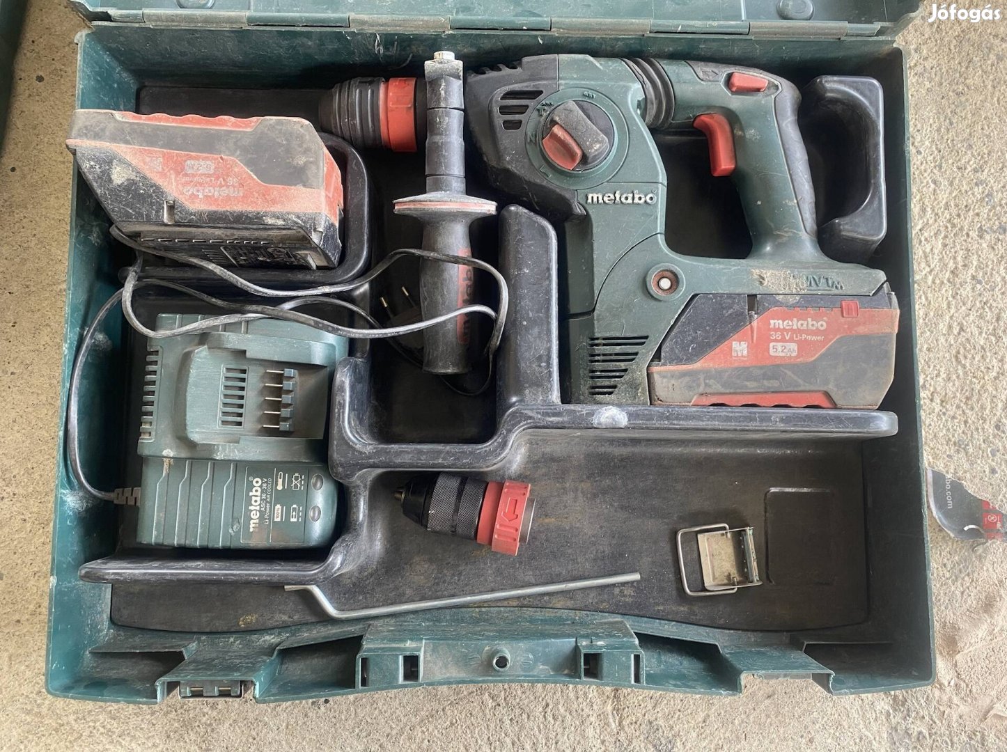 Metabo Kha 36 Ltx akkus fúró-vésőkalapács 36 V