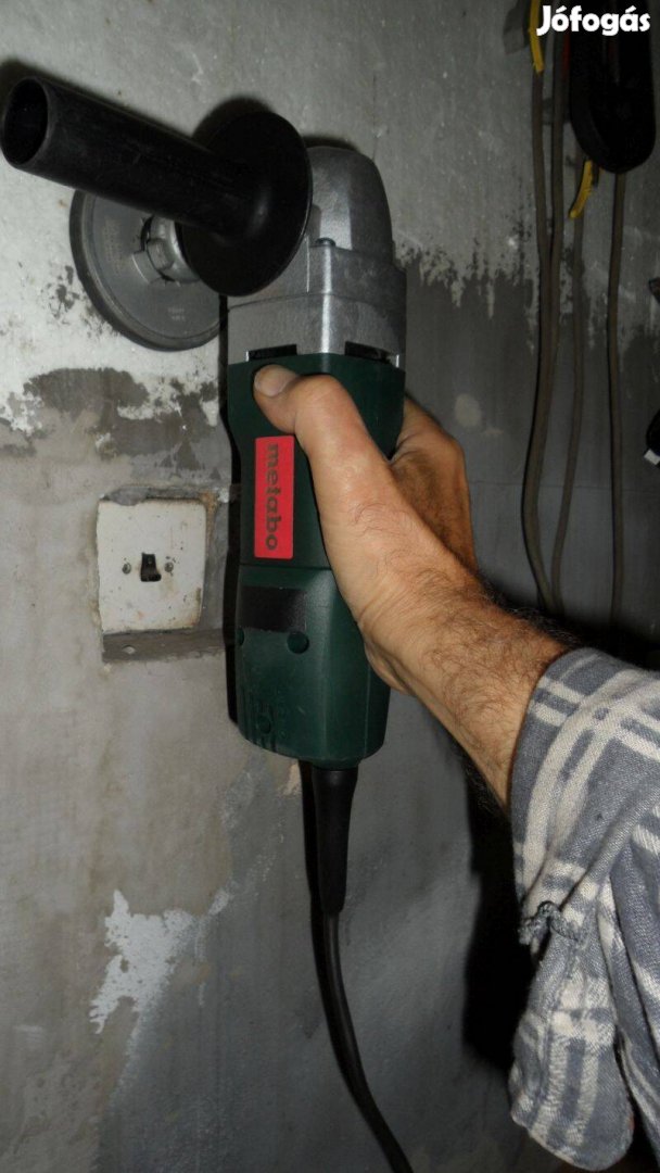 Metabo "sarok" fúrógép fúró f.szabályz.750 W + Bosch hegy új állapot