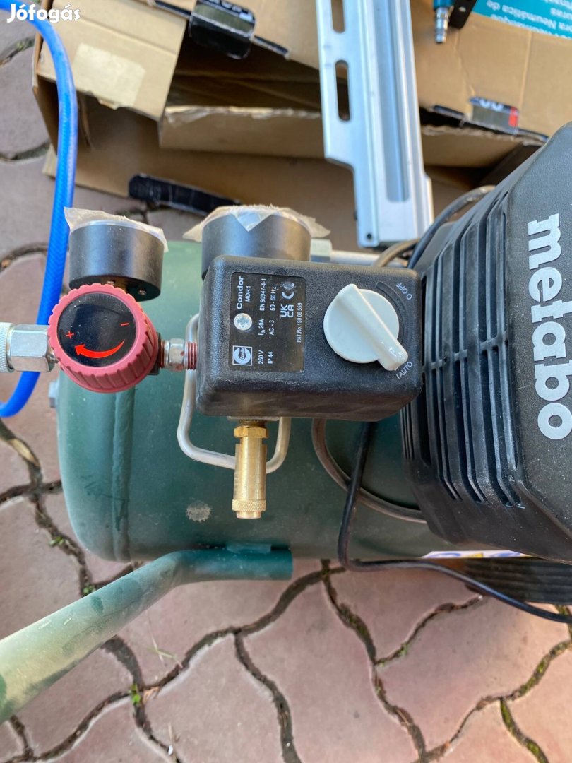 Metabo basic kompresszor + sűrített levegős tömlő