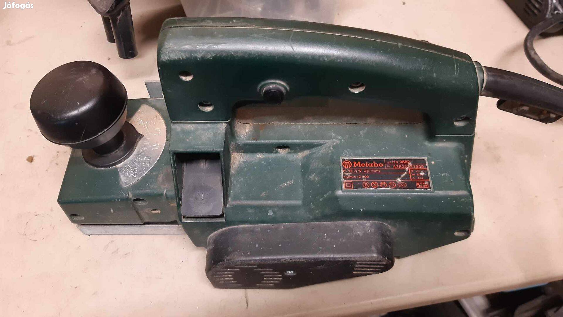 Metabo elektromos gyalu 800w 80mm