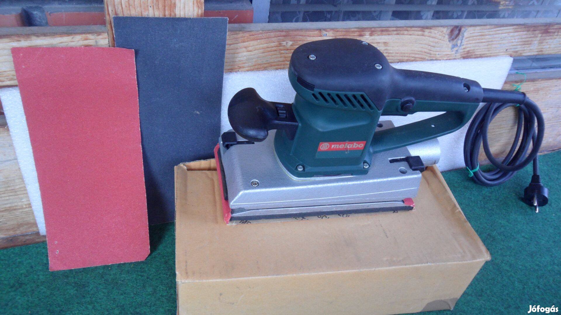 Metabo ipari excenteres új nagy talpas csiszoló polírozógép 110x220 mm