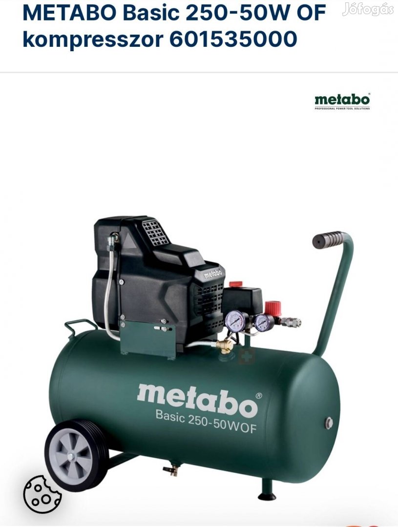 Metabo kompresszor 50 literes