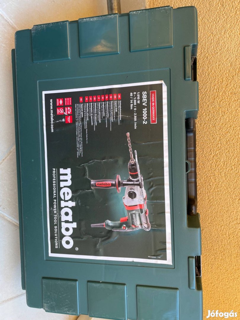 Metabo profi fúró Sbev 1000-2 eladó