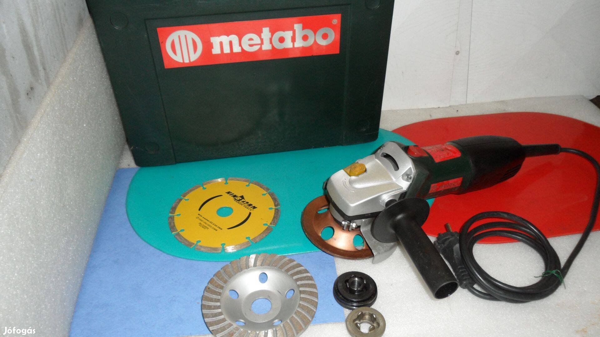 Metabo sarok csiszoló polírozó fordulat szab.1400 W 115-125 mm