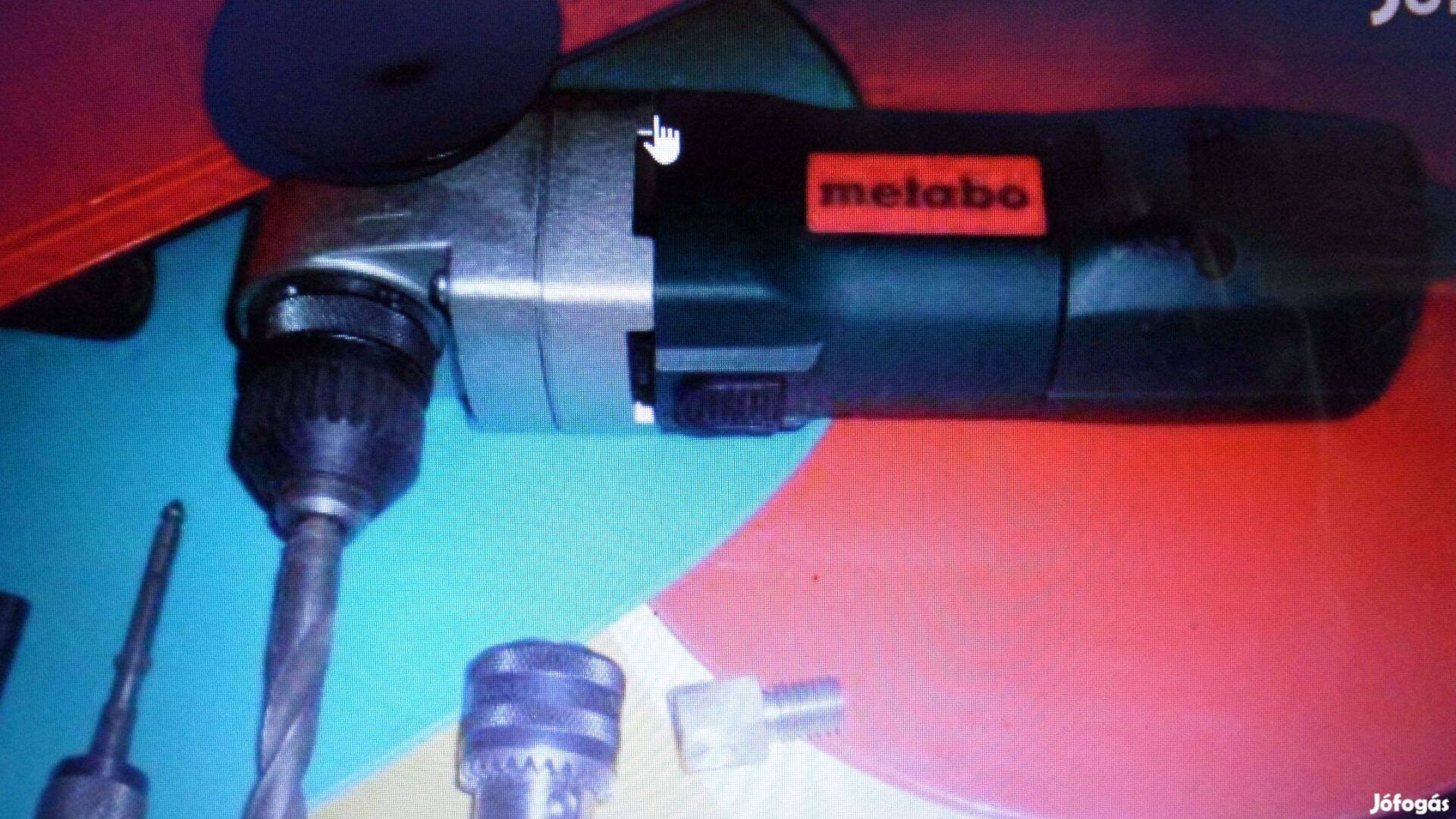 Metabo sarok fúró állvány fúrógép szabályzós német 800 W