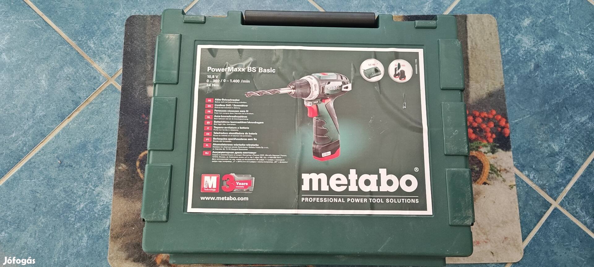 Metabo töltő ,koffer