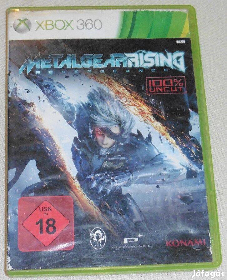 Metal Gear Rising - Revengeance Gyári Xbox 360, ONE, Series X Játék