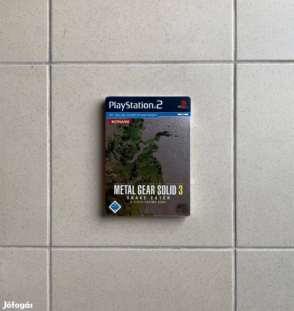 Metal Gear Solid 3 Snake Eater Steelbook Edition PS2 játék